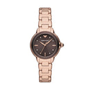 Armani Ladies Rose Gold Plated AR11570