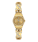 Swatch Women's YSG164G Gold Plated Watch