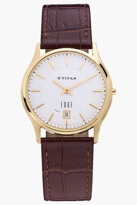 Titan Mens Leather 1683yl01  Watch