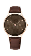 Tommy Hilfiger Mens Leather 1791653th  Watch
