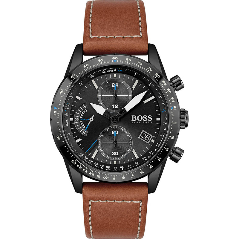 Hugo Boss Mens Leather 1513851hb Watch