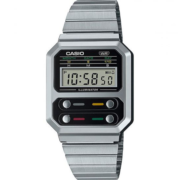 Casio Mens Stainless Steel A100WE1ADF