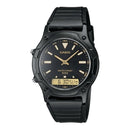 Casio Mens Plastic AW49HE1AVDF_CAJESS_TIME_ZONE