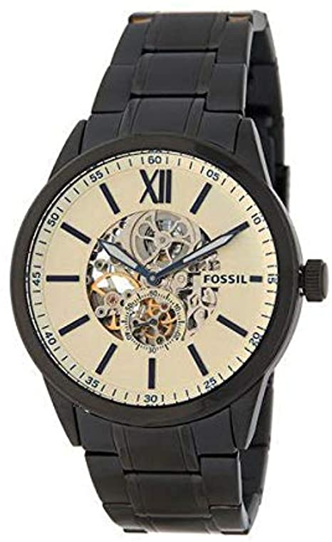 Fossil Mens IP Black BQ2269 - Cajees Time Zone_CAJESS_TIME_ZONE