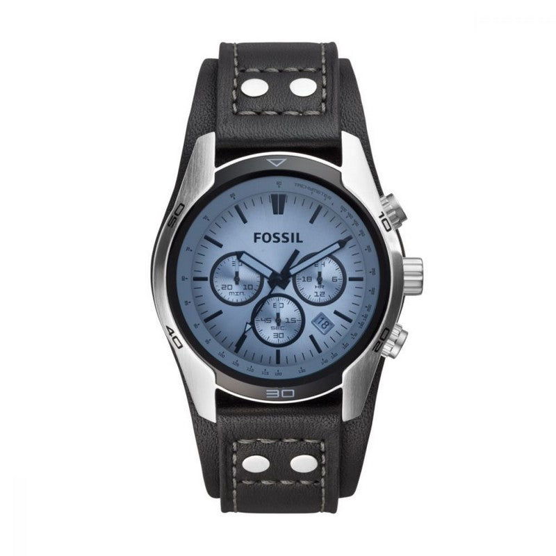 Fossil Mens Leather CH2564_CAJESS_TIME_ZONE