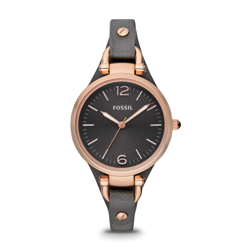 Fossil Ladies Leather ES3077- Cajees Time Zone_CAJESS_TIME_ZONE