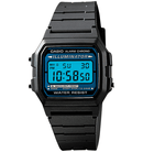 Casio Mens Rubber F105W1ADF_CAJESS_TIME_ZONE