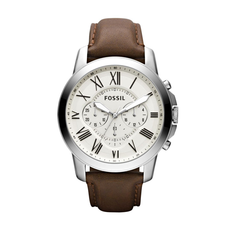 Fossil Mens Leather FS4735_CAJESS_TIME_ZONE