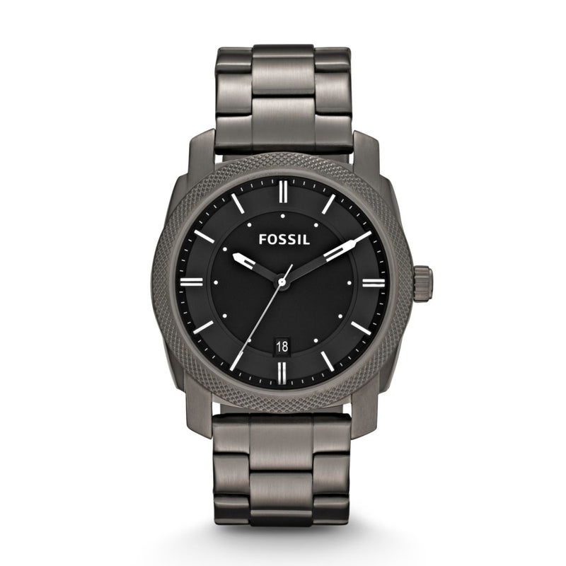 Fossil Mens IP Black FS4774 - Cajees Time Zone_CAJESS_TIME_ZONE