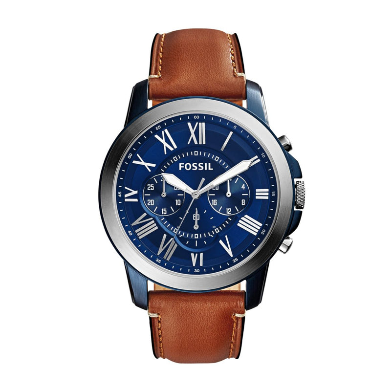 Fossil Mens Leather FS5151_CAJESS_TIME_ZONE