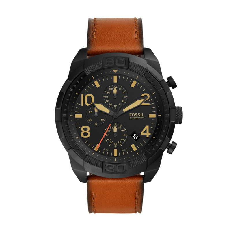 Fossil Mens Leather FS5714_CAJESS_TIME_ZONE