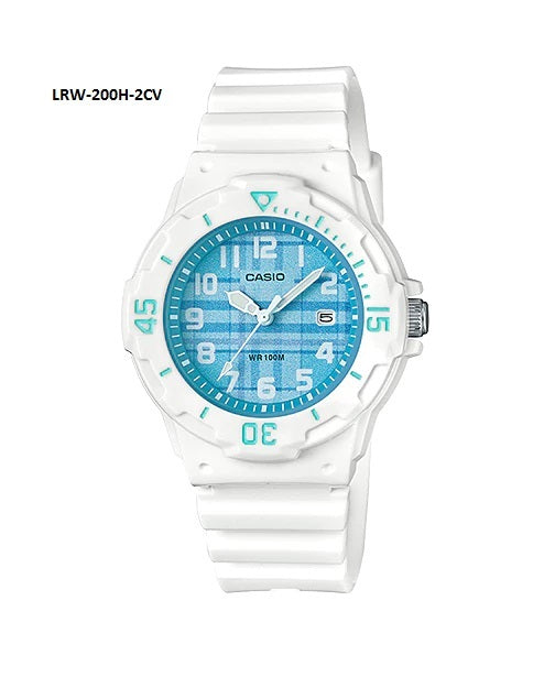 Casio Ladies Plastic LRW-200H-2CVDF - Cajees Time Zone_CAJESS_TIME_ZONE