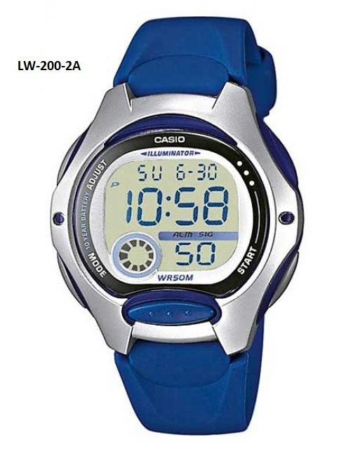 Casio Gents Rubber LW2002AVDF - Cajees Time Zone_CAJESS_TIME_ZONE