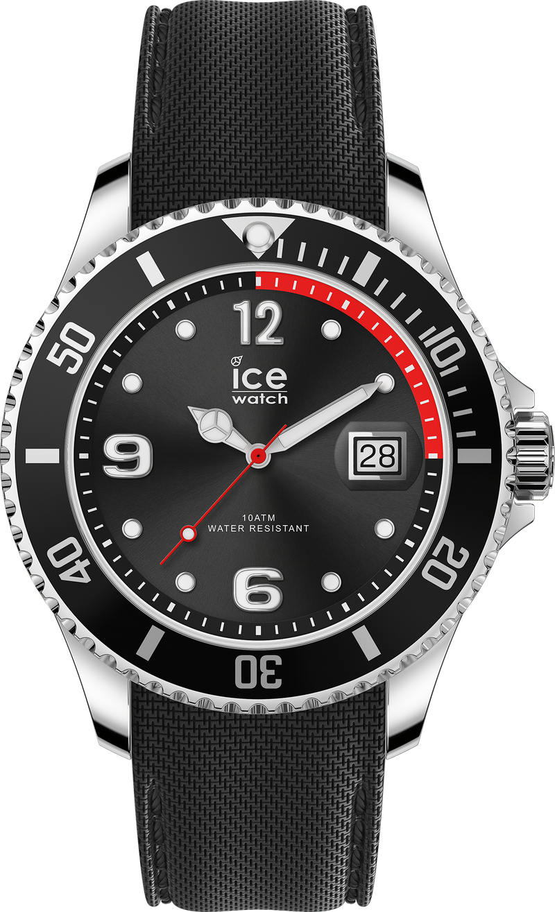 Ice Mens Steel Stainless Steel Silicon-015773_CAJESS_TIME_ZONE