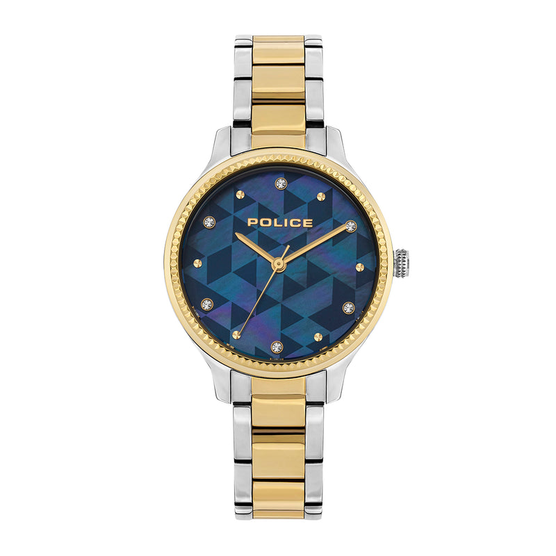 Police Ladies Tropea Two Tone-PL15695BSTGD38M_CAJESS_TIME_ZONE
