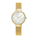Obaku Ladies Vikke Gold Gold Plated-V241LXGWMG_CAJESS_TIME_ZONE
