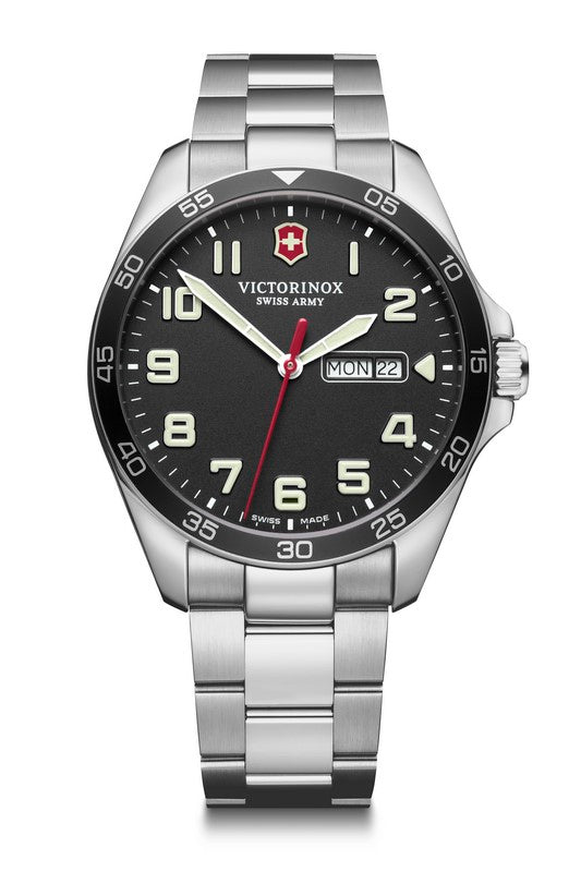 Victorinox Mens Stainless Steel VIC241849_CAJESS_TIME_ZONE