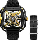 Ciga Design Mens Silicone X021BLGOW25BK