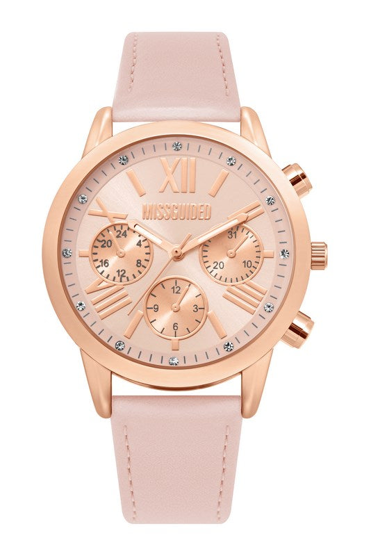 Missguided Ladies Leather MG019PRG - Cajees Time Zone