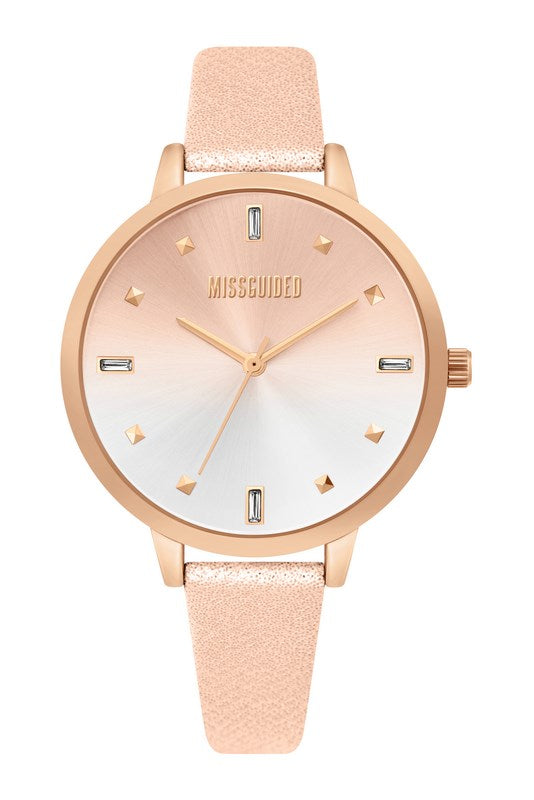 Missguided Ladies Leather MG020RG - Cajees Time Zone