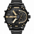 DZ7435 Diesel Men's Big Daddy Chronograph Black Stainless Steel Bracelet 57mm